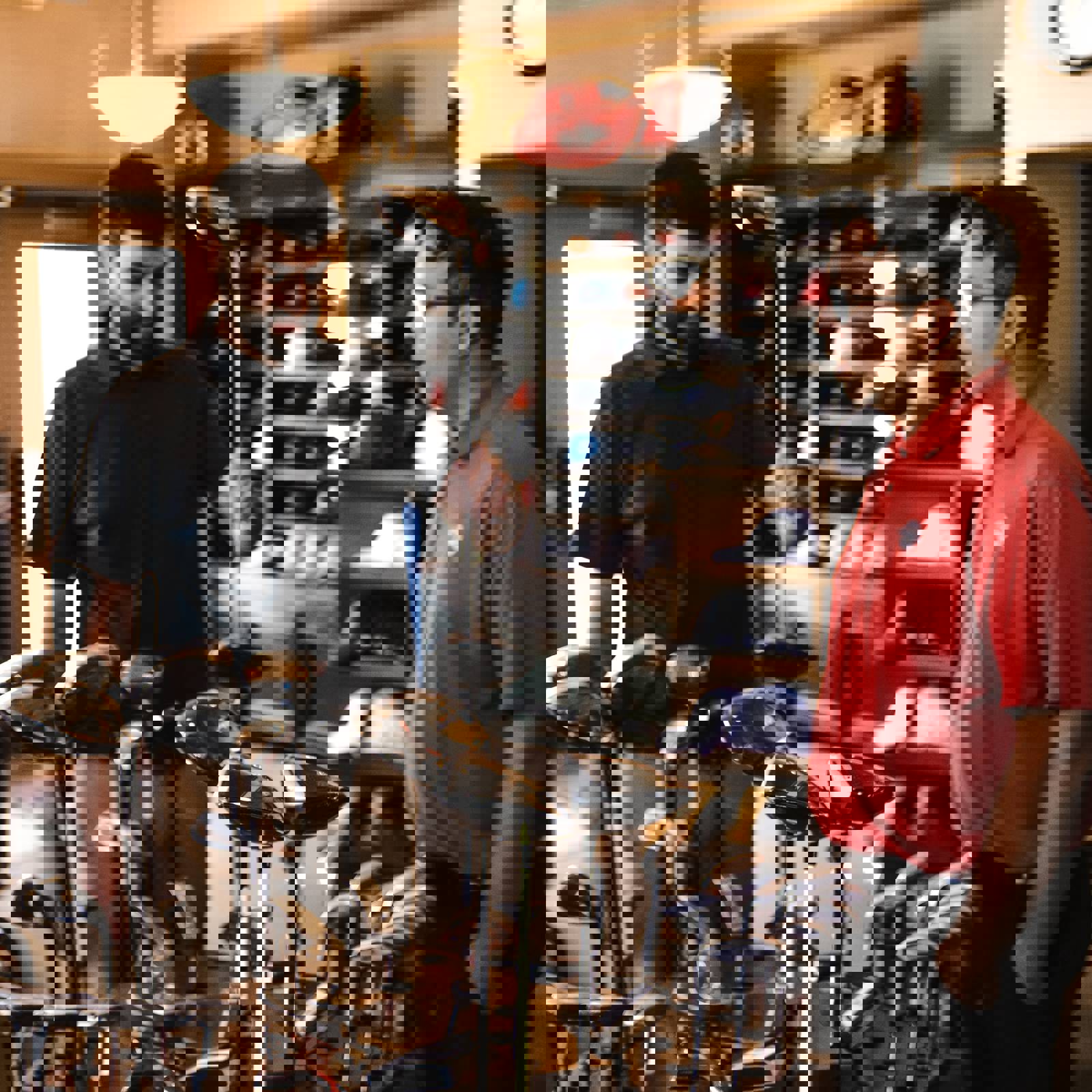 Man Standing Beside Man Holding Gray Golf Club 1325724